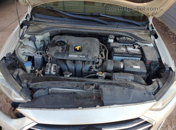 KMHD84LF2JU622820 2018 HYUNDAI ELANTRA Золотой Вид задней части салона