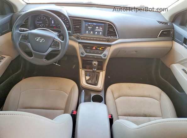 KMHD84LF2JU622820 2018 HYUNDAI ELANTRA Золотой Вид панели приборов