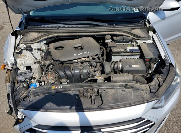 KMHD84LF2JU720214 2018 HYUNDAI ELANTRA Silver Вид задньої частини салону