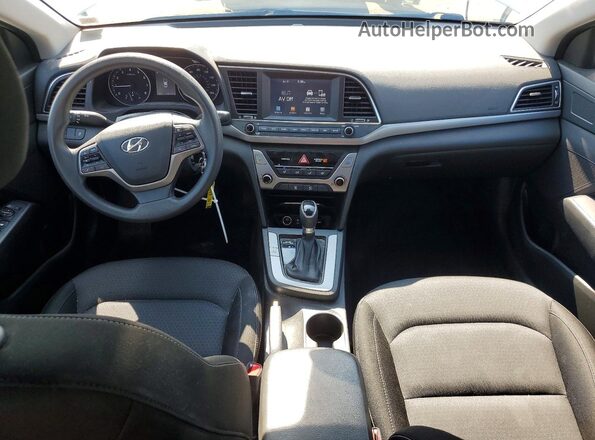 KMHD84LF2JU720214 2018 HYUNDAI ELANTRA Silver Вид панелі приладів