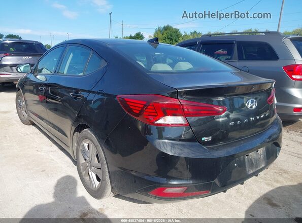 KMHD84LF2KU746586 2019 HYUNDAI ELANTRA Black Rear left