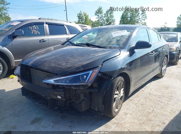 KMHD84LF2KU746586 2019 HYUNDAI ELANTRA Black Front left