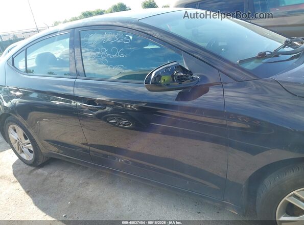 KMHD84LF2KU746586 2019 HYUNDAI ELANTRA Black Instrument cluster view