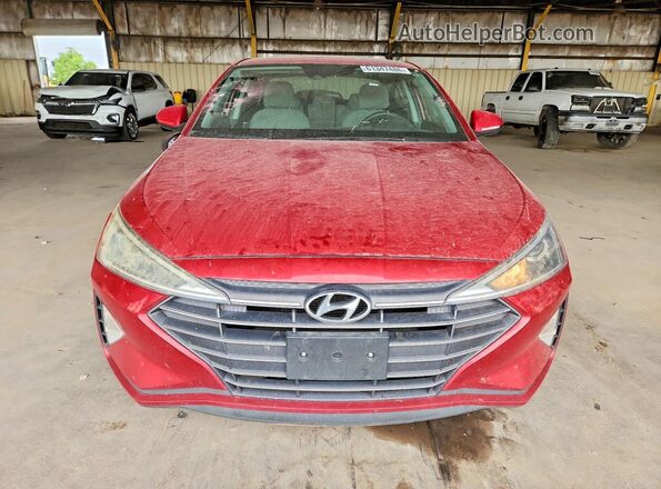 KMHD84LF2KU752940 2019 HYUNDAI ELANTRA Красный Вид спереди