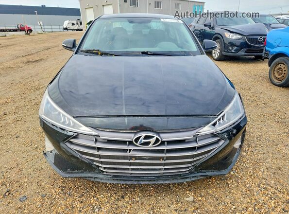 KMHD84LF2KU767292 2019 HYUNDAI ELANTRA Black Front view