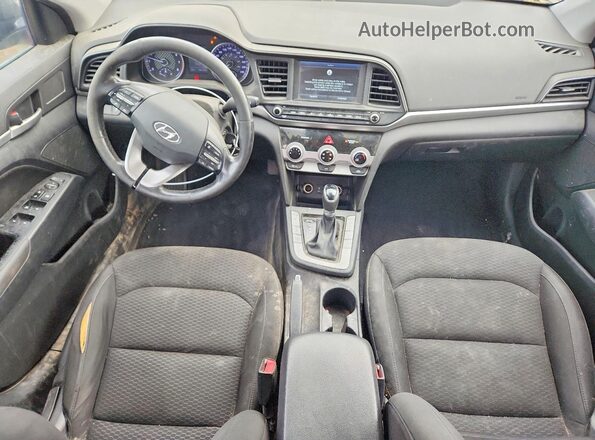 KMHD84LF2KU767292 2019 HYUNDAI ELANTRA Black Dashboard view