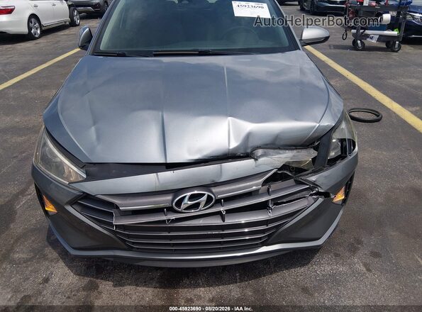 KMHD84LF2KU783217 2019 HYUNDAI ELANTRA Gray Vista frontal