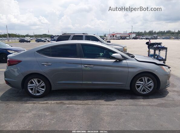 KMHD84LF2KU783217 2019 HYUNDAI ELANTRA Gray Vista interior trasera