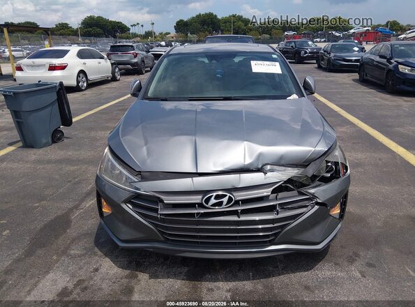 KMHD84LF2KU783217 2019 HYUNDAI ELANTRA Gray Vista del cuadro de instrumentos