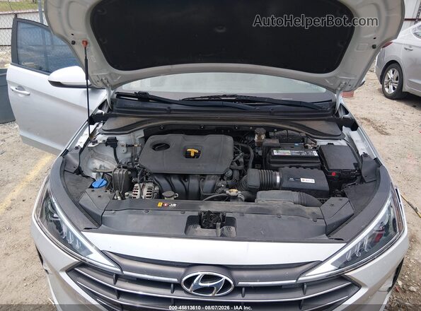 KMHD84LF2KU843447 2019 HYUNDAI ELANTRA Silver Widok z tyłu