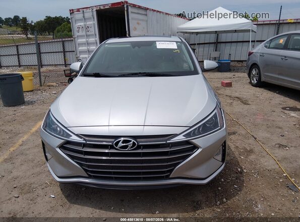 KMHD84LF2KU843447 2019 HYUNDAI ELANTRA Silver Widok deski rozdzielczej