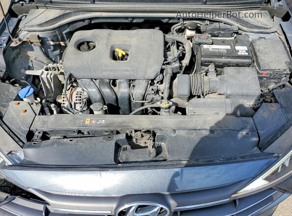 KMHD84LF2LU895310 2020 HYUNDAI ELANTRA Gray Vista interior trasera