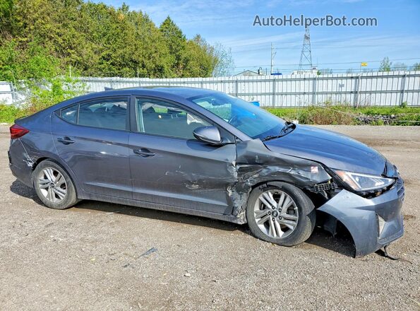 KMHD84LF2LU895310 2020 HYUNDAI ELANTRA Gray Delantero derecho