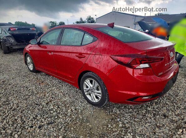 KMHD84LF2LU896781 2020 HYUNDAI ELANTRA Red Tył lewy