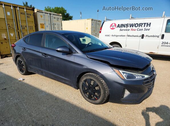 KMHD84LF2LU947602 2020 HYUNDAI ELANTRA Gray Delantero derecho