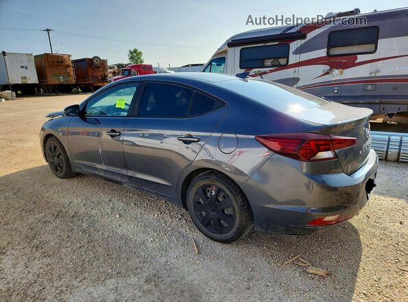 KMHD84LF2LU947602 2020 HYUNDAI ELANTRA Gray Trasero izquierdo