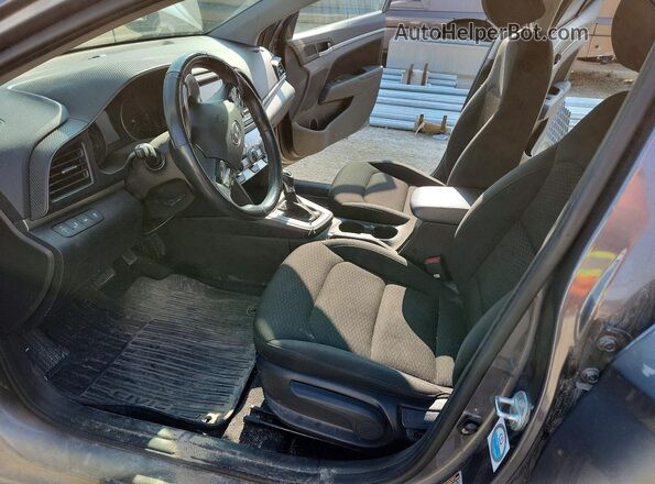 KMHD84LF2LU947602 2020 HYUNDAI ELANTRA Gray Vista interior delantera
