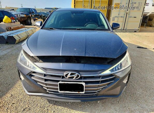 KMHD84LF2LU947602 2020 HYUNDAI ELANTRA Gray Vista frontal