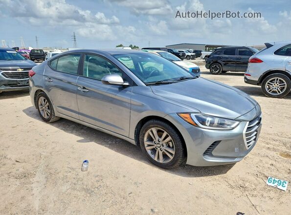 KMHD84LF3HU062963 2017 HYUNDAI ELANTRA Серебряный Передняя правая четверть