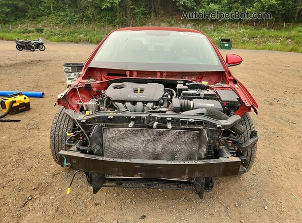 KMHD84LF3HU076538 2017 HYUNDAI ELANTRA Red Դիմացի տեսք