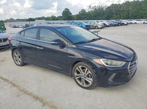 KMHD84LF3HU147110 2017 HYUNDAI ELANTRA Black Front right