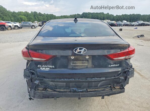 KMHD84LF3HU147110 2017 HYUNDAI ELANTRA Black Rear view