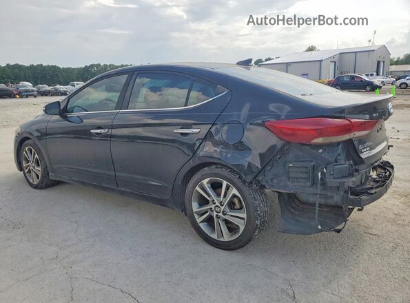 KMHD84LF3HU147110 2017 HYUNDAI ELANTRA Black Rear left