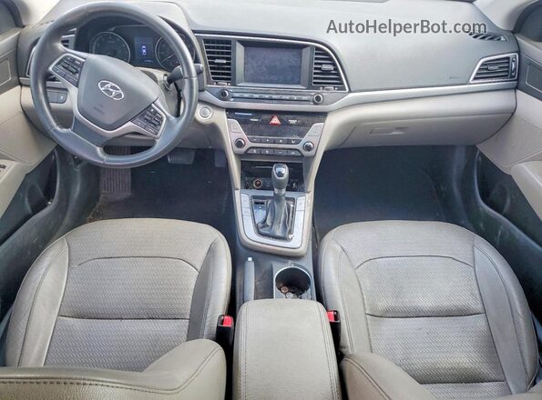KMHD84LF3HU147110 2017 HYUNDAI ELANTRA Black Dashboard view
