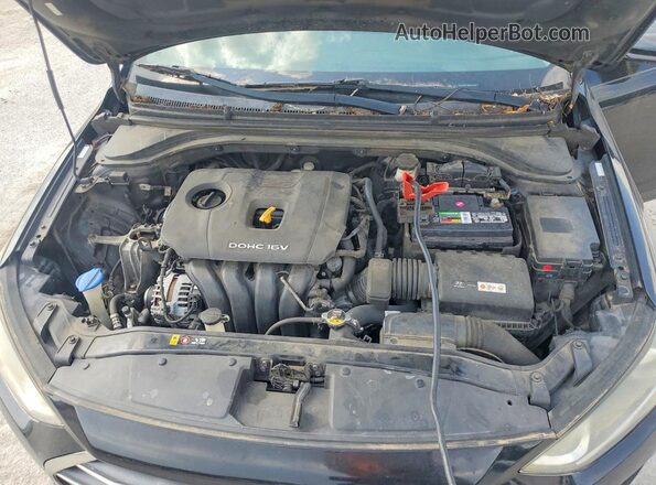 KMHD84LF3HU147110 2017 HYUNDAI ELANTRA Black Rear interior view