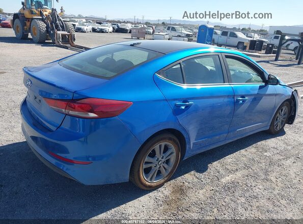 KMHD84LF3HU160861 2017 HYUNDAI ELANTRA Blue Հետևի աջ