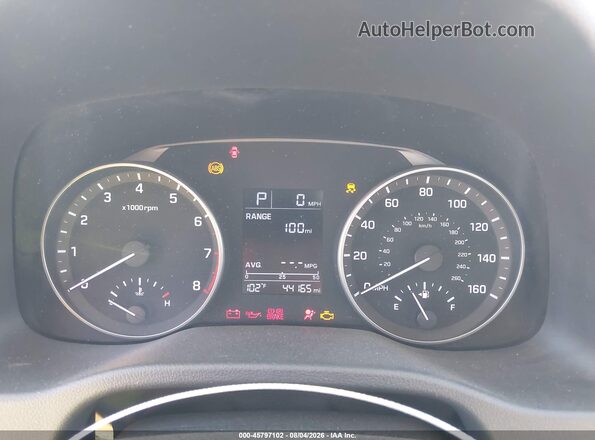 KMHD84LF3HU160861 2017 HYUNDAI ELANTRA Blue Հետևի նստատեղերի տեսք