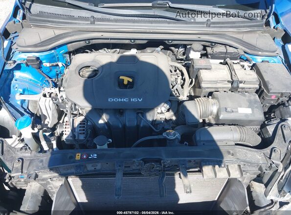 KMHD84LF3HU160861 2017 HYUNDAI ELANTRA Blue Հետևի տեսք