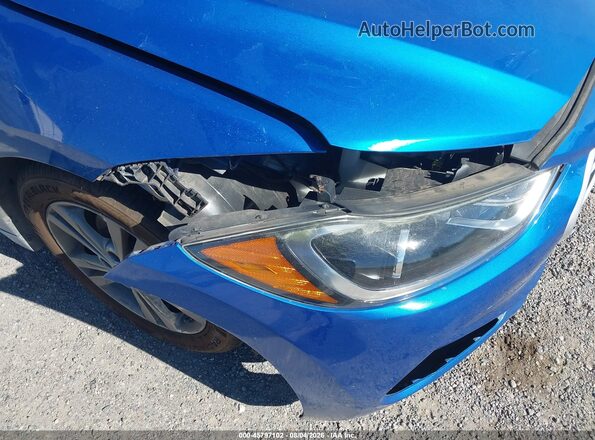 KMHD84LF3HU160861 2017 HYUNDAI ELANTRA Blue Սալոնի հետևի տեսք