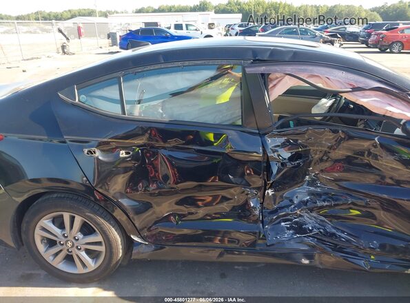 KMHD84LF3HU252343 2017 HYUNDAI ELANTRA Black Vista frontal