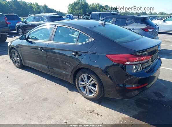 KMHD84LF3HU252343 2017 HYUNDAI ELANTRA Black Trasero izquierdo