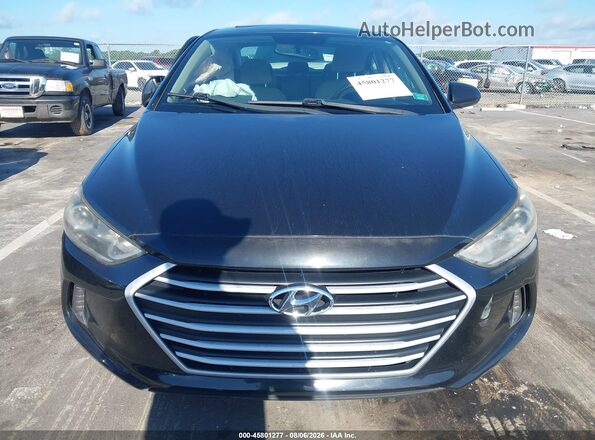 KMHD84LF3HU252343 2017 HYUNDAI ELANTRA Black Vista del cuadro de instrumentos
