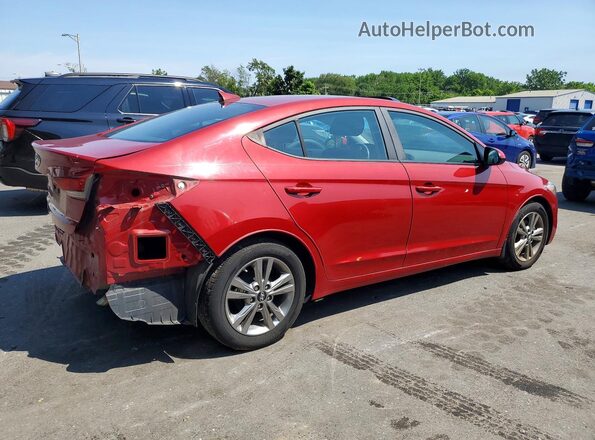 KMHD84LF3HU313836 2017 HYUNDAI ELANTRA Красный Задняя правая четверть