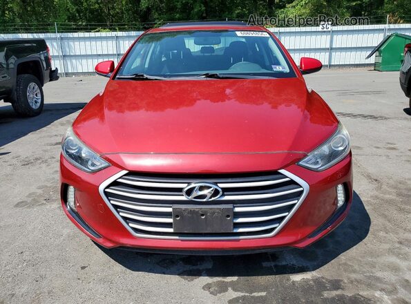 KMHD84LF3HU313836 2017 HYUNDAI ELANTRA Красный Вид спереди