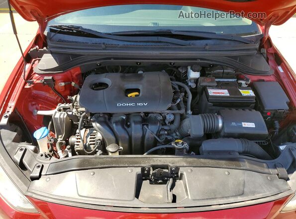 KMHD84LF3HU339286 2017 HYUNDAI ELANTRA Red Սալոնի հետևի տեսք