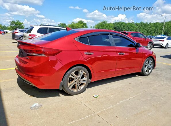 KMHD84LF3HU339286 2017 HYUNDAI ELANTRA Red Հետևի աջ