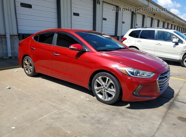 KMHD84LF3HU339286 2017 HYUNDAI ELANTRA Red Առջևի աջ