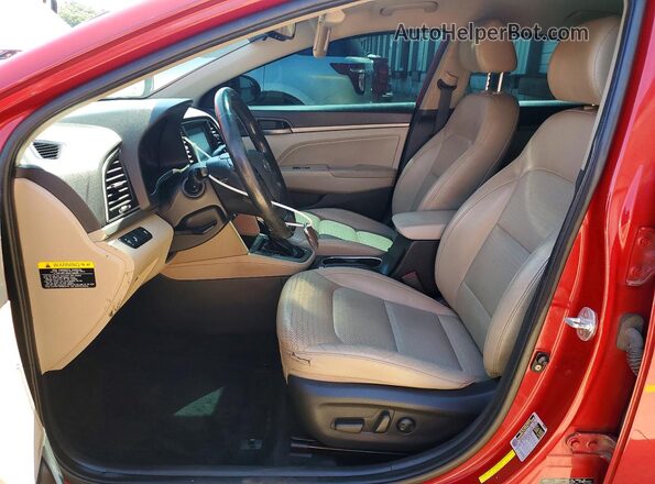 KMHD84LF3HU339286 2017 HYUNDAI ELANTRA Red Սալոնի դիմացի տեսք