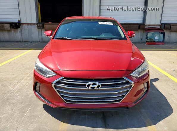 KMHD84LF3HU339286 2017 HYUNDAI ELANTRA Red Դիմացի տեսք