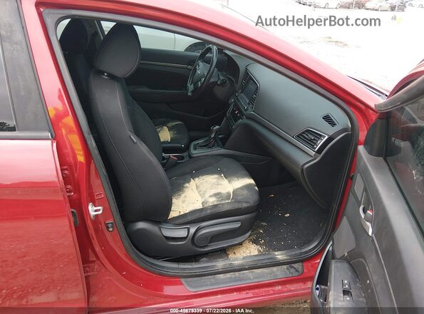 KMHD84LF3HU386916 2017 HYUNDAI ELANTRA Red Вид салону спереду