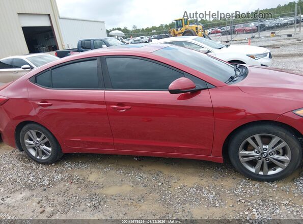KMHD84LF3HU386916 2017 HYUNDAI ELANTRA Red Вид задньої частини салону