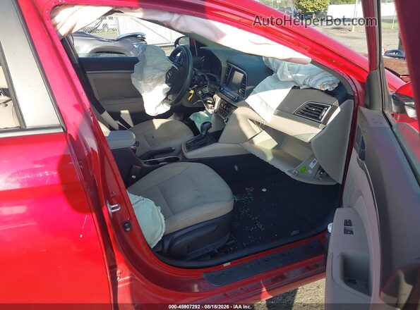 KMHD84LF3HU422524 2017 HYUNDAI ELANTRA Red წინა სალონის ხედი