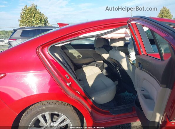 KMHD84LF3HU422524 2017 HYUNDAI ELANTRA Red VIN კოდის სტიკერის ხედი