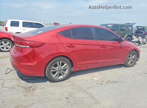 KMHD84LF3HU430459 2017 HYUNDAI ELANTRA Red Задня права чверть