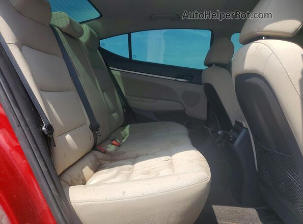 KMHD84LF3HU430459 2017 HYUNDAI ELANTRA Red Вид задніх сидінь