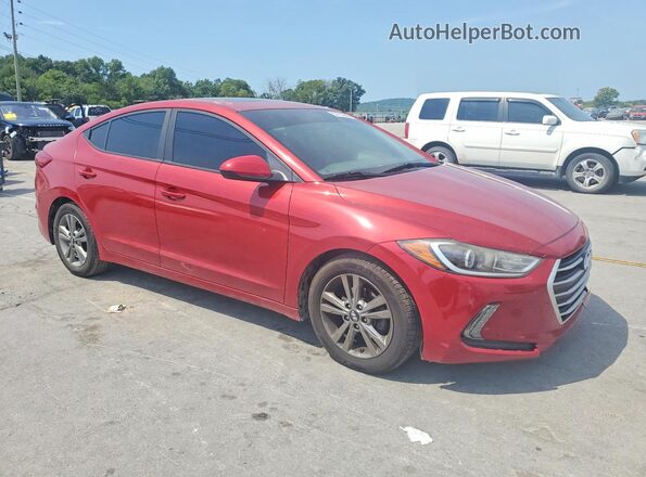 KMHD84LF3HU430459 2017 HYUNDAI ELANTRA Red Передня права чверть